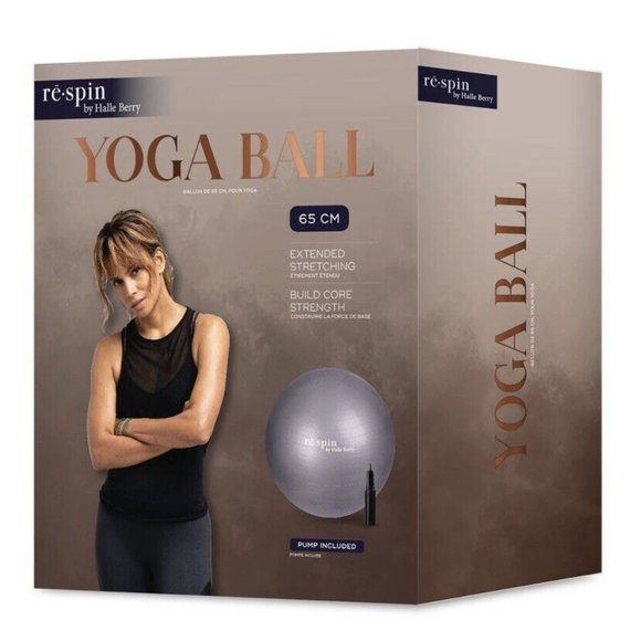HALLE BERRY Yoga Exercise Pilates Ball 65 cm around - Picture 2 of 3